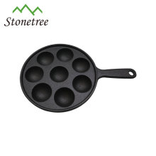 Hot selling cheap custom cast iron kitchen products muffin top cake bake pan
